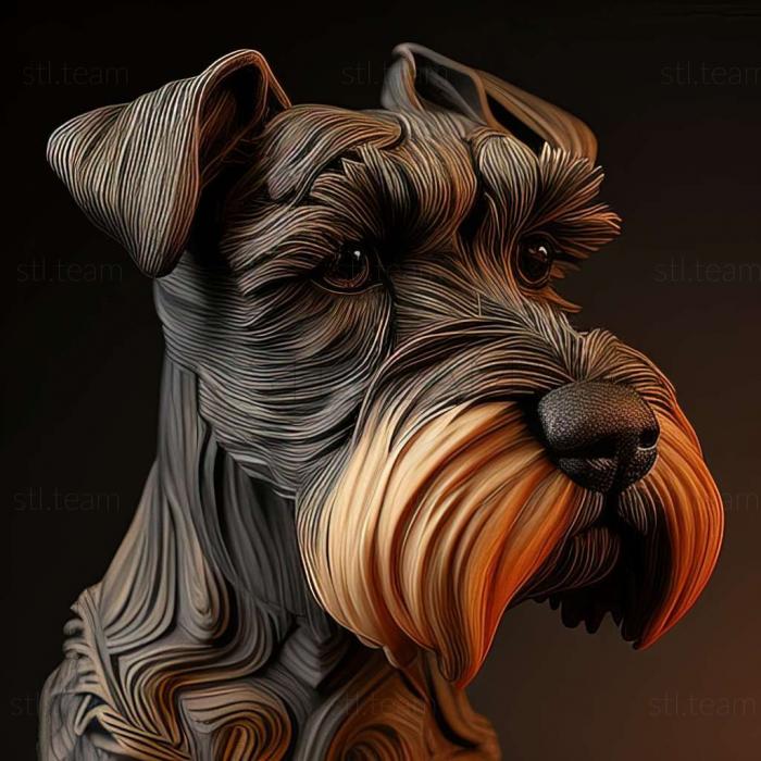 Zwergschnauzer dog